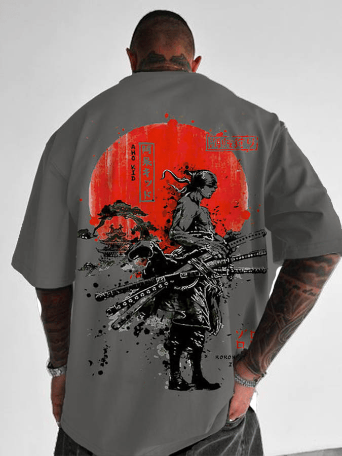 Street Fashion Magazine - Camiseta de algodón con estampado de