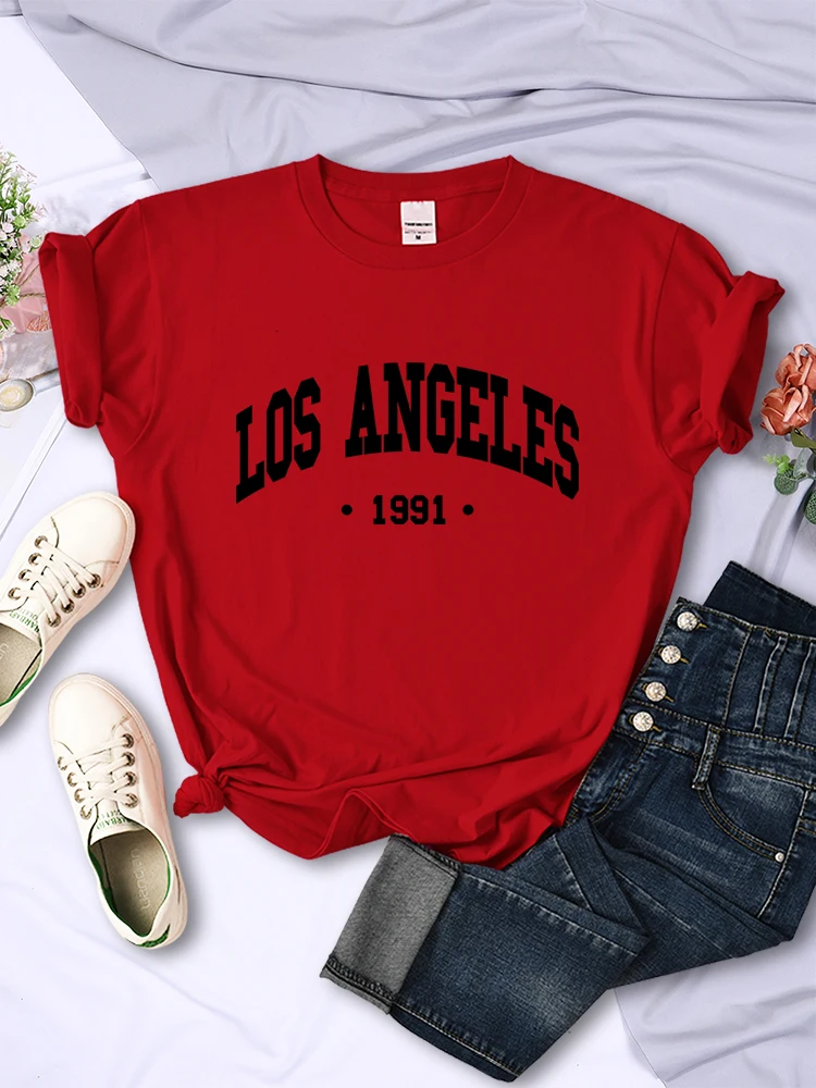 Street Fashion Usa - Camiseta con estampado de Los Angels