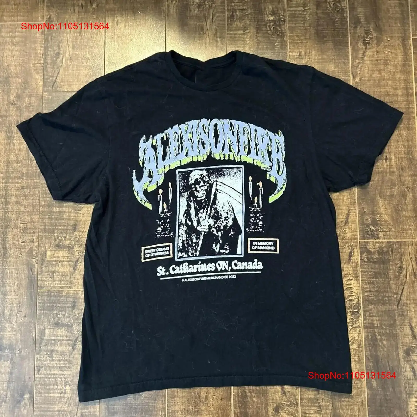 Street Fashion Magazine - 2023 concierto Alexisonfire Band camiseta negro