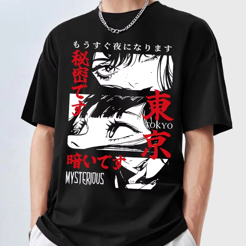 Street Fashion In Tokyo - Camiseta de Hombre con Estampado de