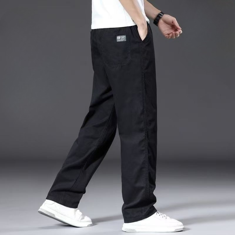 Cargo Pant Wide - Pantalones Cargo de Algodón para Hombre,