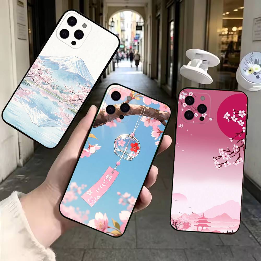 Street Fashion In Tokyo - Funda de teléfono suave negra con