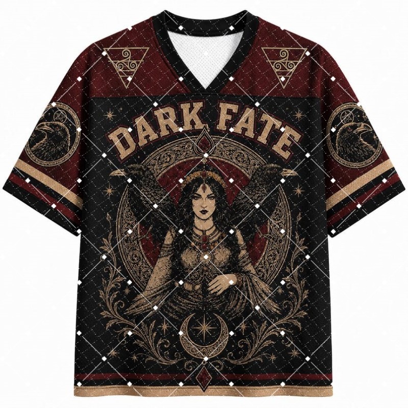 Street Fashion Types - Camiseta de Jersey con Cuello en
