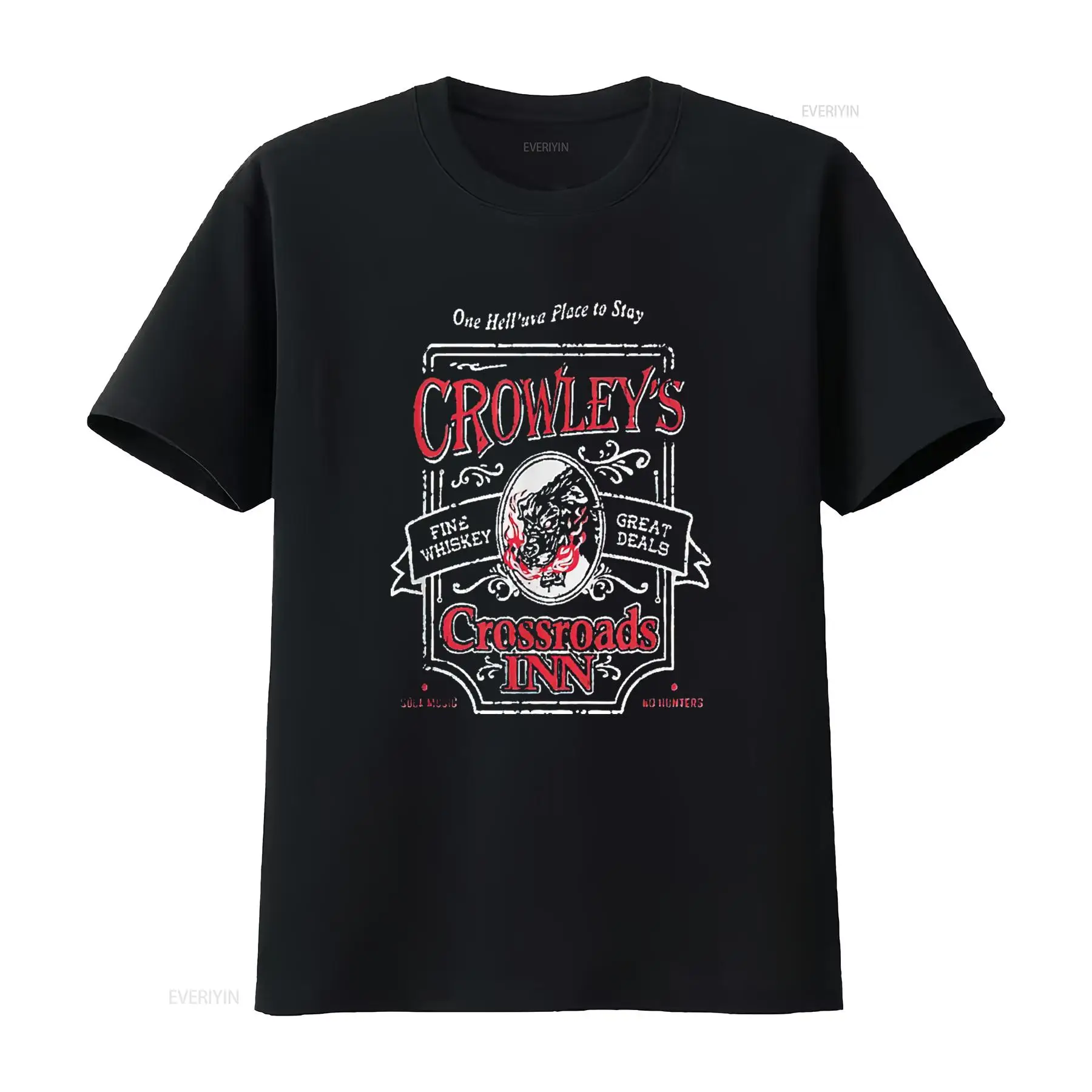 Street Fashion Magazine - Camiseta sobrenatural Crowley S Crossroads Inn