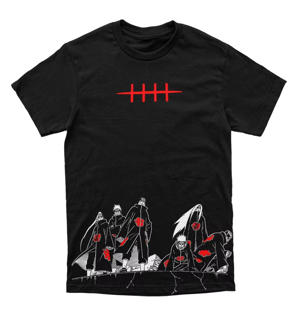 Street Fashion Magazine - Camiseta con gráfico de Naruto Pain