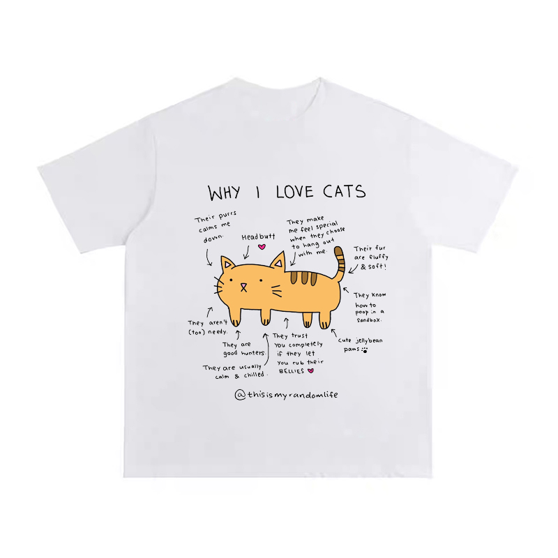Fashion Street Cat - Camiseta con estampado de imagen de