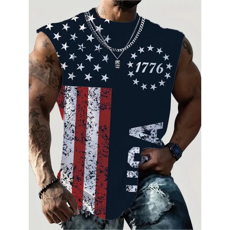 Street Fashion Usa - Camisetas sin mangas con estampado 3D