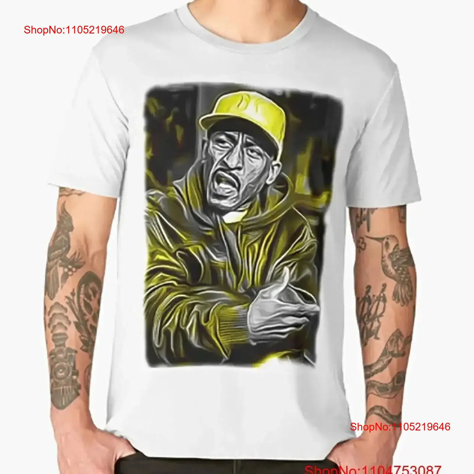 Street Fashion Types - Rakim camiseta rapero clásico rap hip