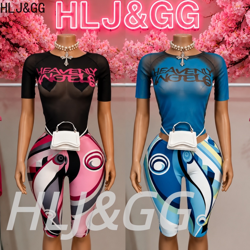 Street Fashion Types - HLJ&GG Y2K-camisetas de malla transparentes con