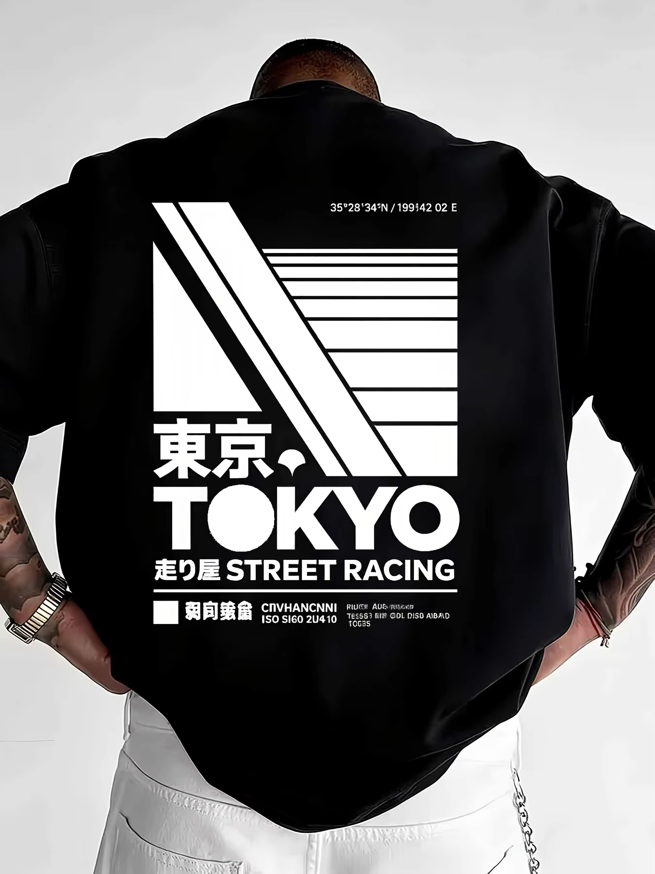 Street Fashion In Tokyo - Camiseta con Estampado Estilo Callejero de