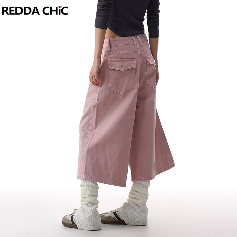 Cargo Pant Wide - REDDACHiC Pantalones cortos vaqueros tipo cargo