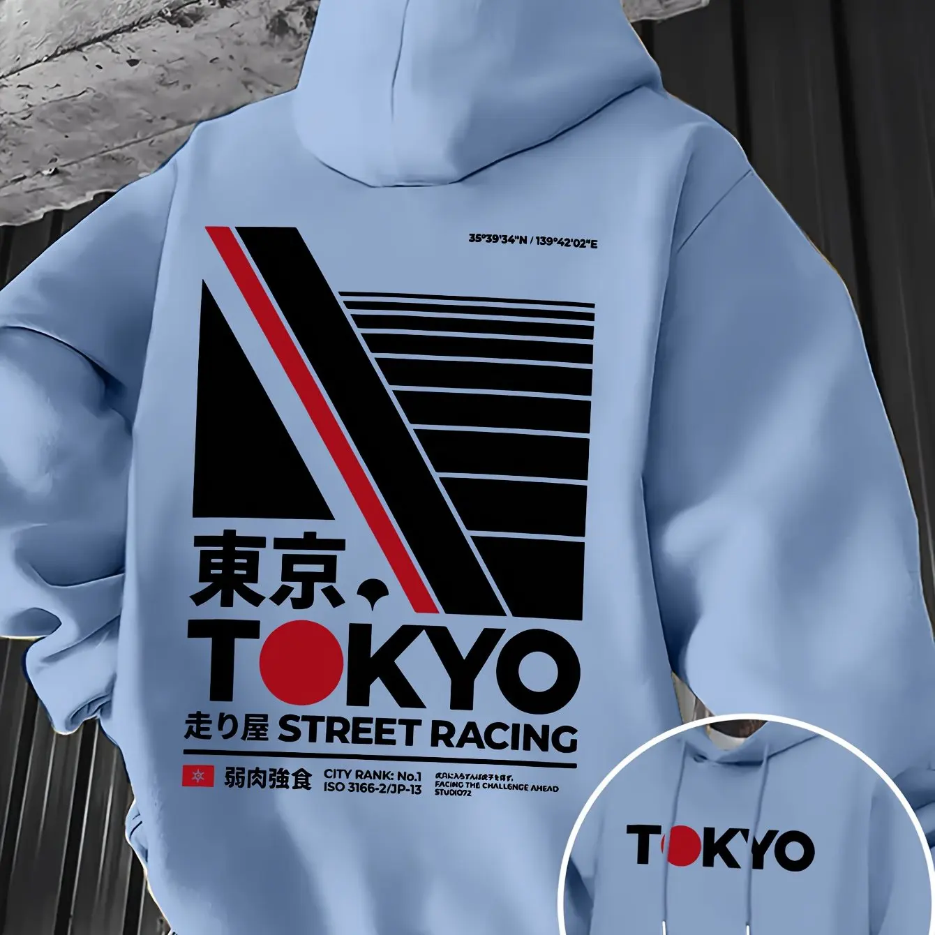 Street Fashion In Tokyo - Sudadera con Capucha Retro JDM Tokyo