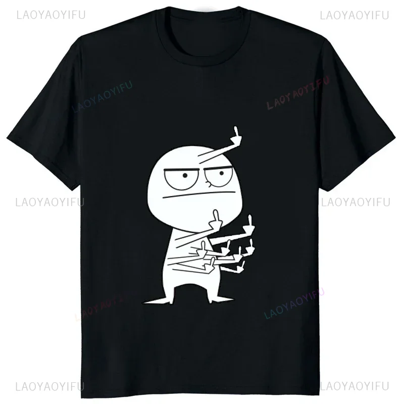 Street Fashion Types - Camiseta con estampado de maníaco divertido