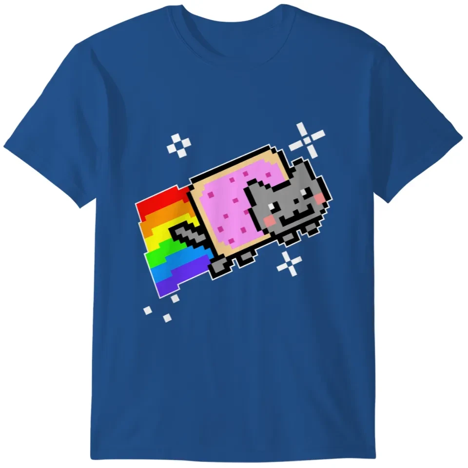 Fashion Street Cat - Camisetas holgadas informales de talla grande