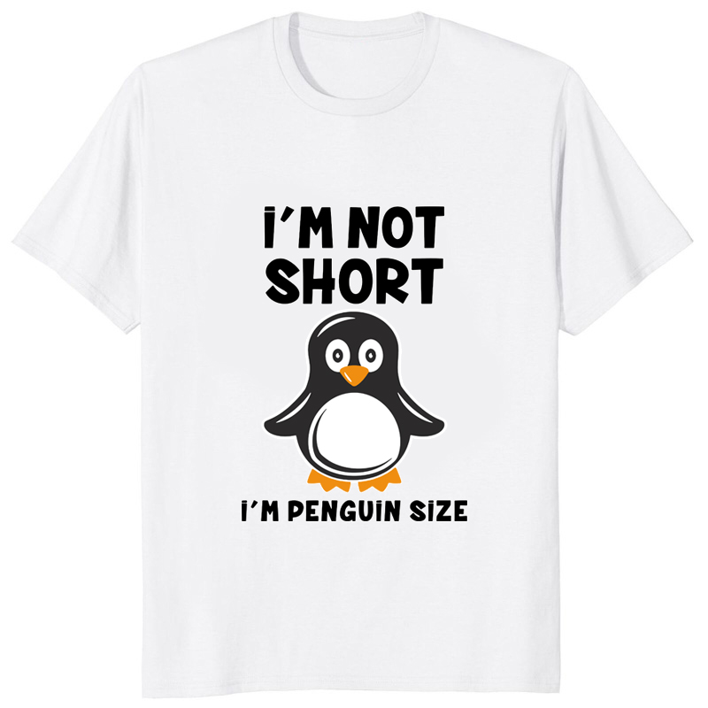 Street Fashion Types - Camiseta con estampado de pingüino para
