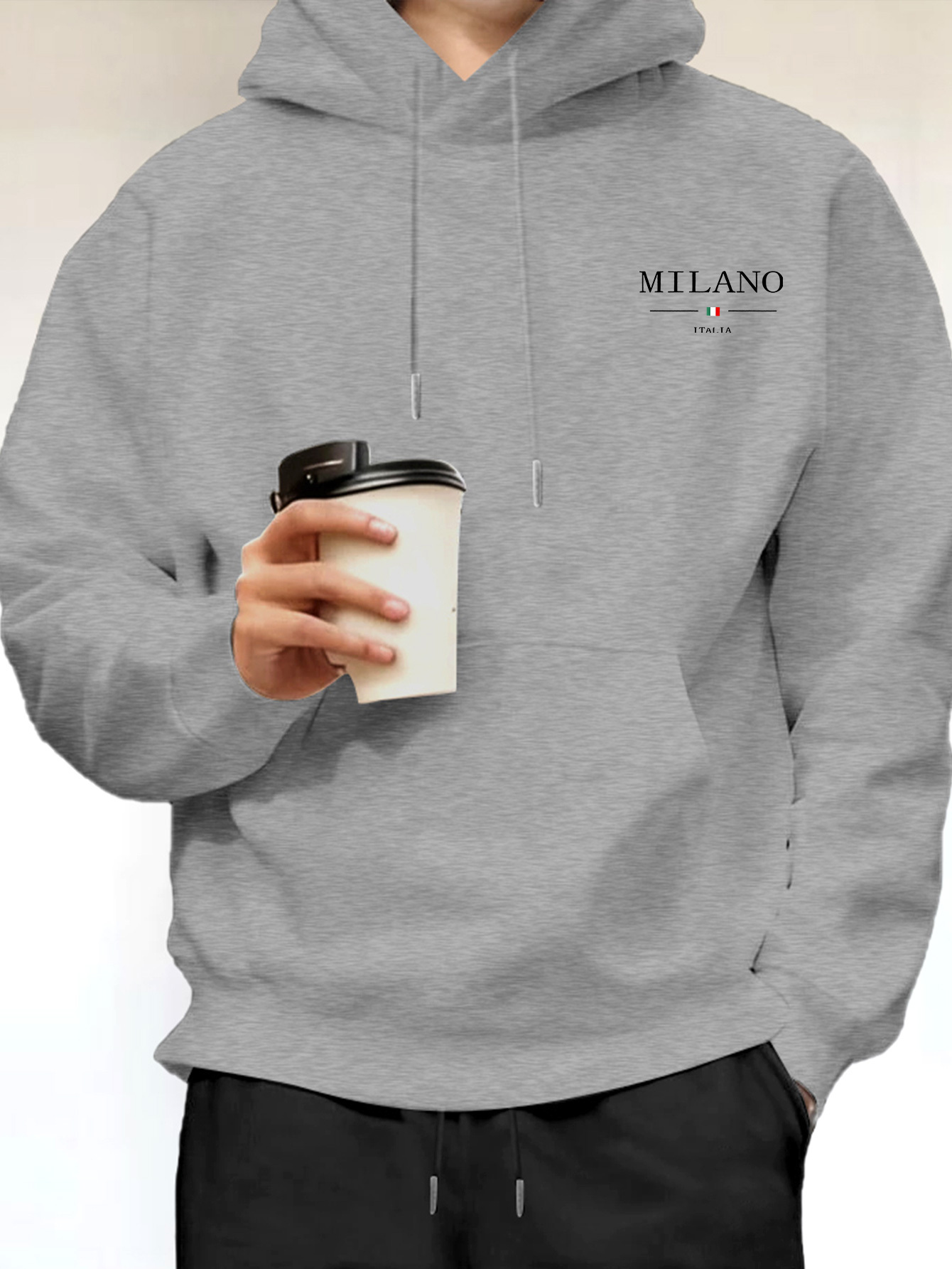 Sudadera con Capucha Minimalis - Street Fashion Of Milan reseña y precio