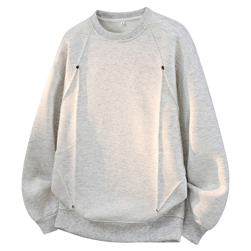 Sudadera de cuello redondo de  - Oversized Crewneck Fleece reseña y precio