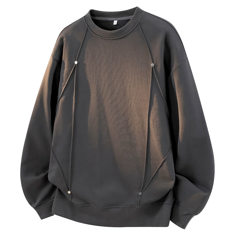 Sudadera de cuello redondo de  - Oversized Crewneck Fleece reseña y precio