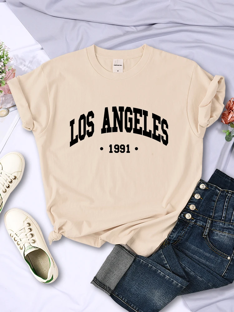 Camiseta con estampado de Los  - Street Fashion Usa reseña y precio