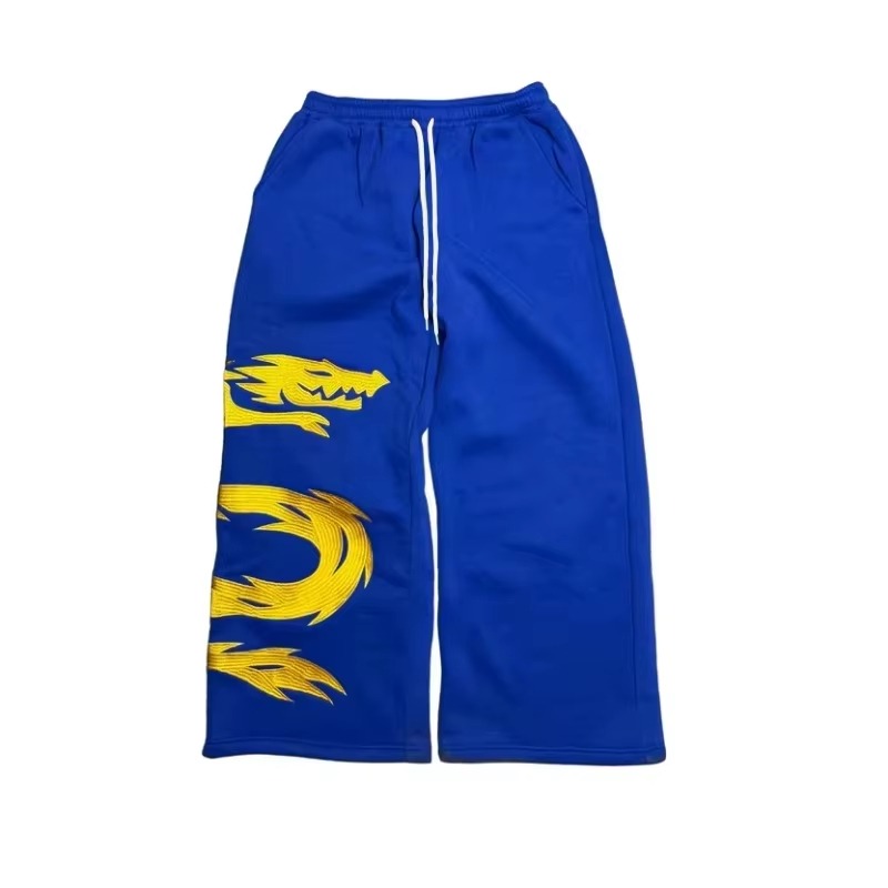 Pantalones Anchos con Estampad - Street Fashion Anime reseña y precio
