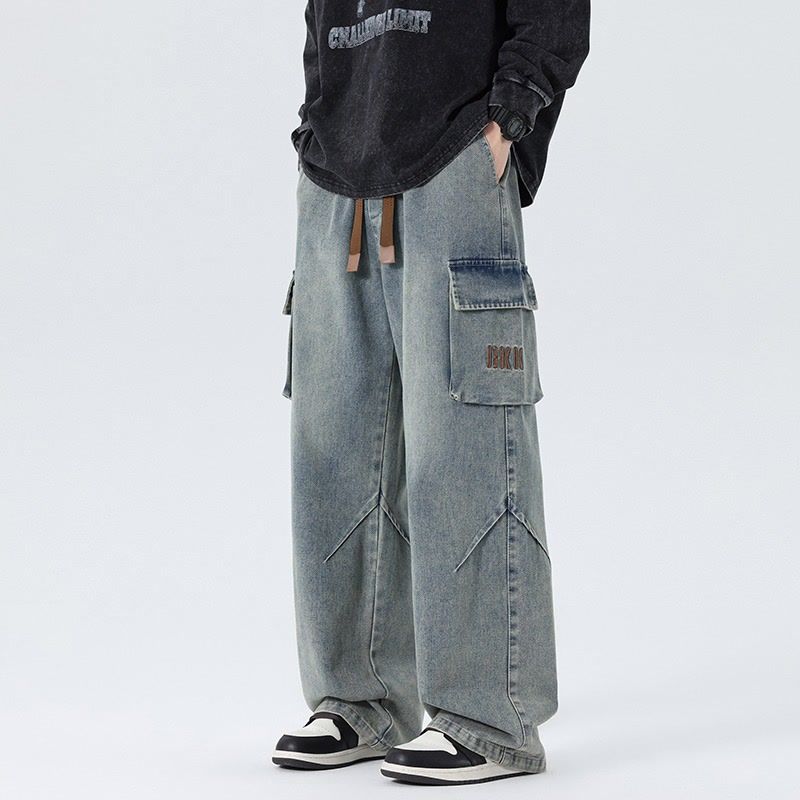 Pantalones de mezclilla de tra - Cargo Pant Wide reseña y precio