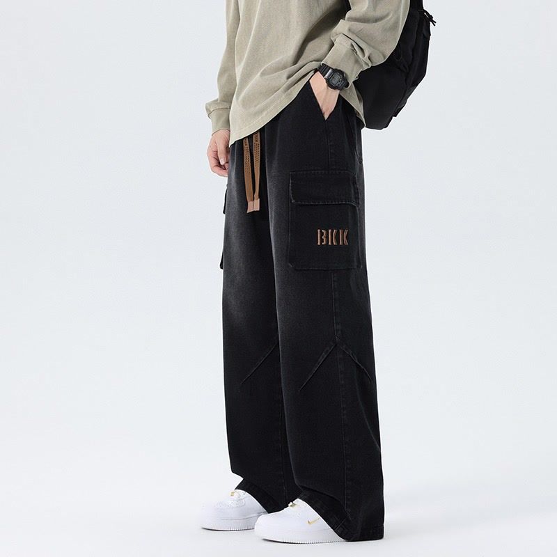 Pantalones de mezclilla de tra - Cargo Pant Wide reseña y precio