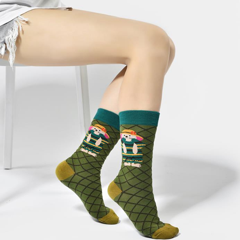 Calcetines de algodón con dibu - Fashion Street Cat reseña y precio