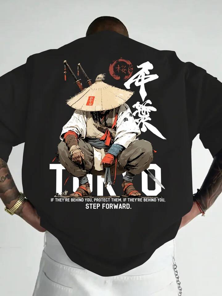 Camiseta de Anime Samurai Toky - Street Fashion In Tokyo reseña y precio
