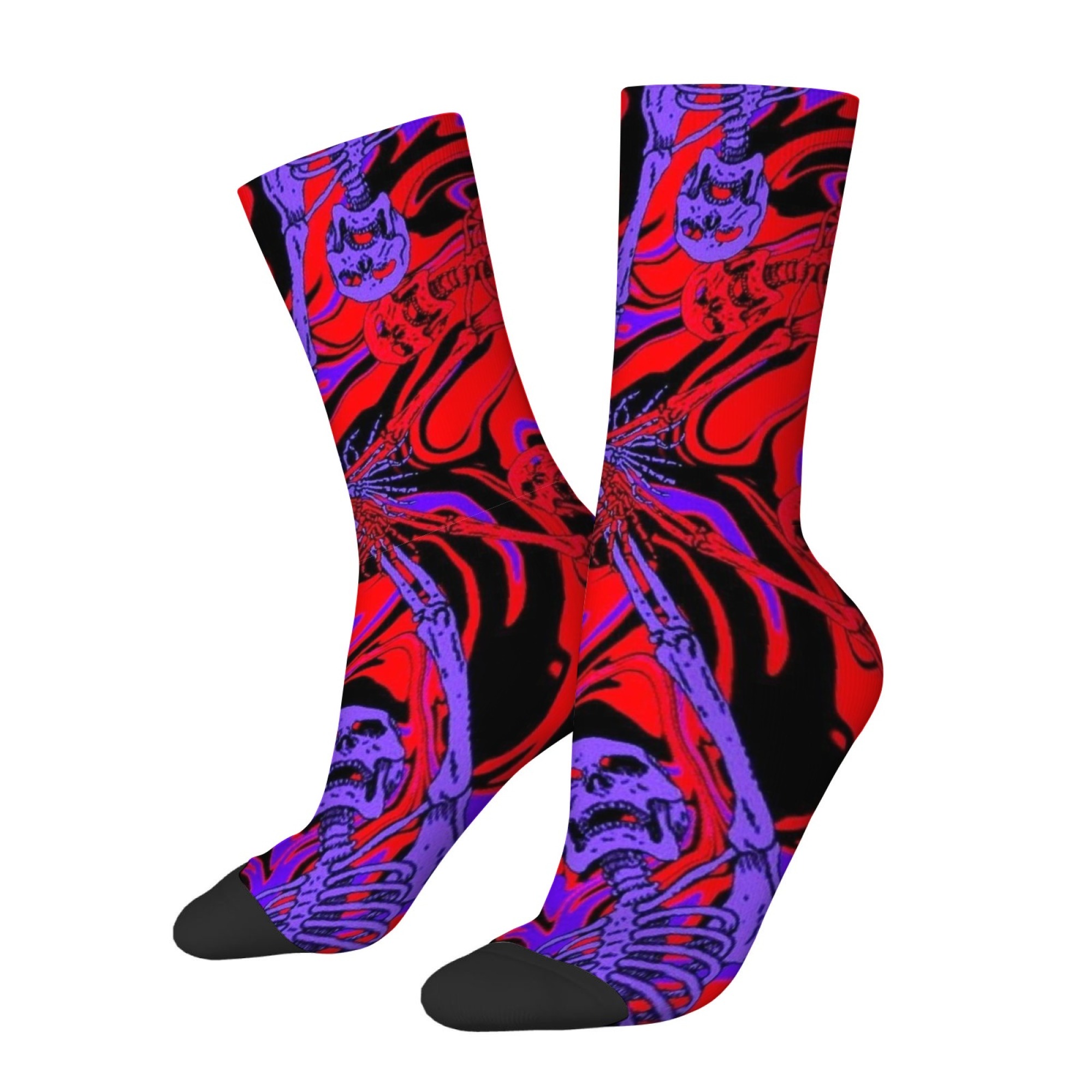 Calcetines locos Punk con cala - Street Fashion Style Youtube reseña y precio