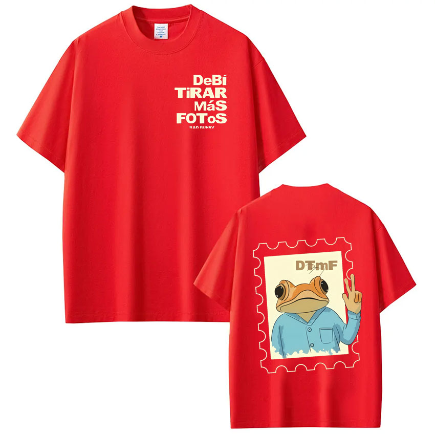 Camisetas de Rapper Bad Bunny  - Foto Street Fashion reseña y precio