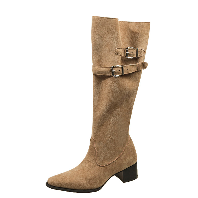 Botas de ante Vintage para muj - Street Fashion Vintage reseña y precio