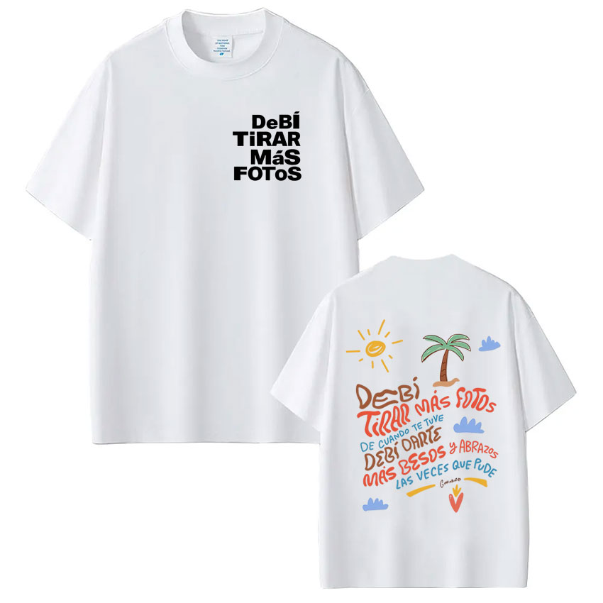 Camiseta Rapper Bad Bunny Debi - Foto Street Fashion reseña y precio
