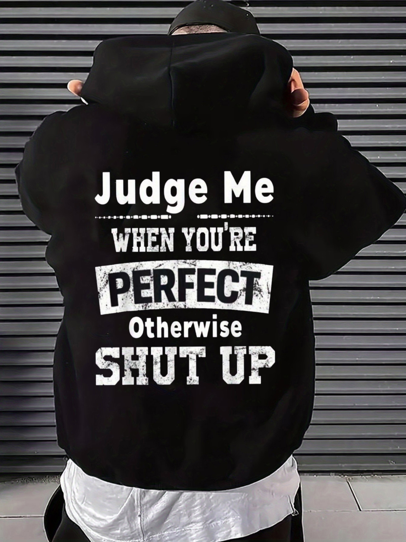 Sudadera con Capucha para Homb - Street Fashion Quotes reseña y precio
