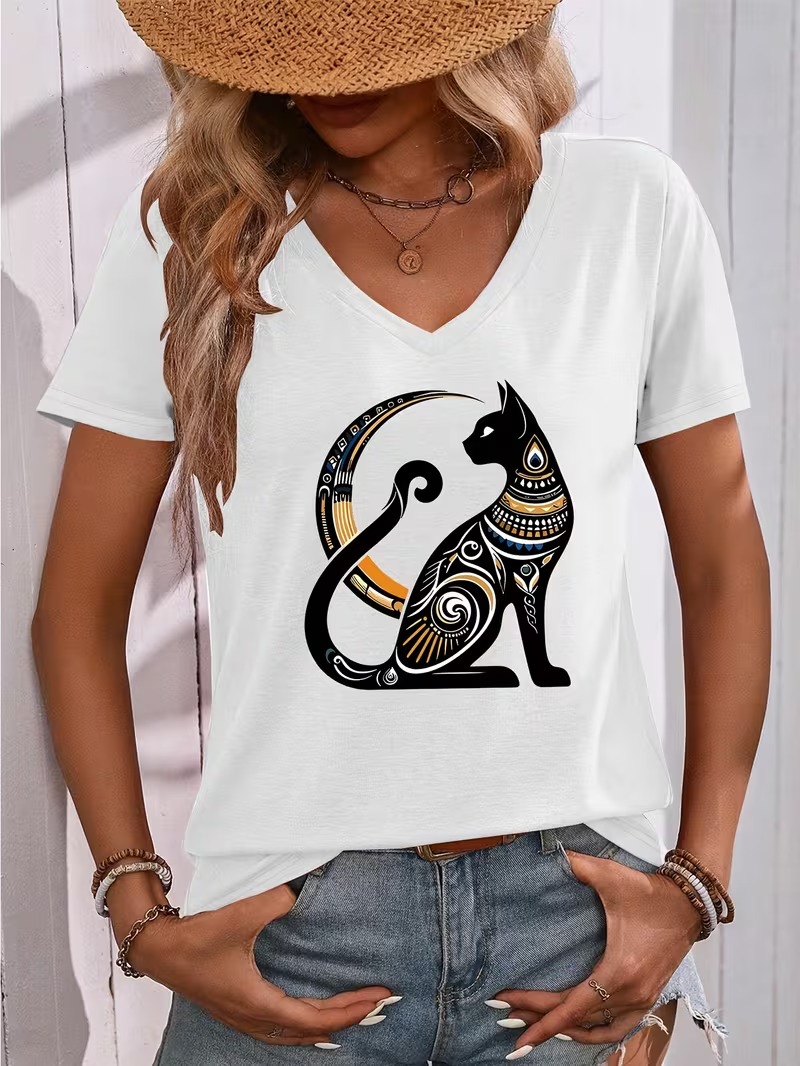 Nueva Camiseta de Verano para  - Fashion Street Cat reseña y precio