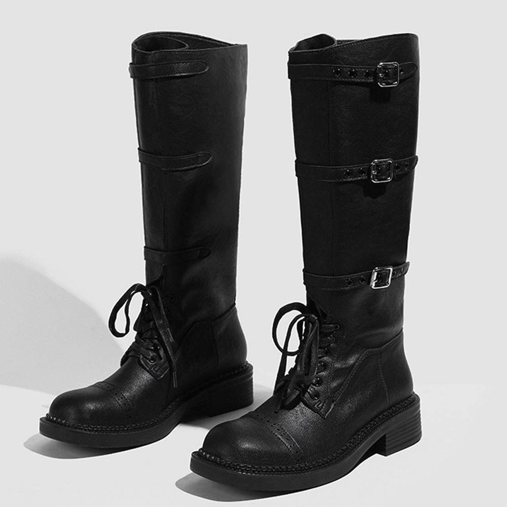 Botas hasta la rodilla para Mu - Street Fashion Designers reseña y precio