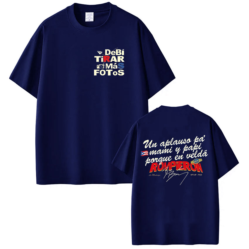 Camisetas de Rapper Bad Bunny  - Foto Street Fashion reseña y precio