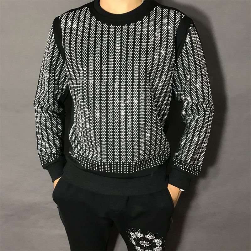 Sudadera de Lujo para Hombre c - Oversized Crewneck Fleece reseña y precio