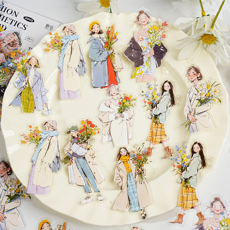 Paquete de 20 Pegatinas con Te - Street Fashion Theme reseña y precio