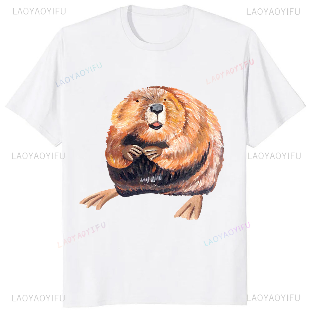 Camiseta de un castor limpio s - Street Fashion Magazine reseña y precio