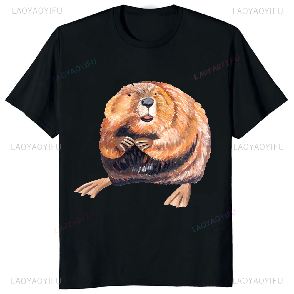 Camiseta de un castor limpio s - Street Fashion Magazine reseña y precio