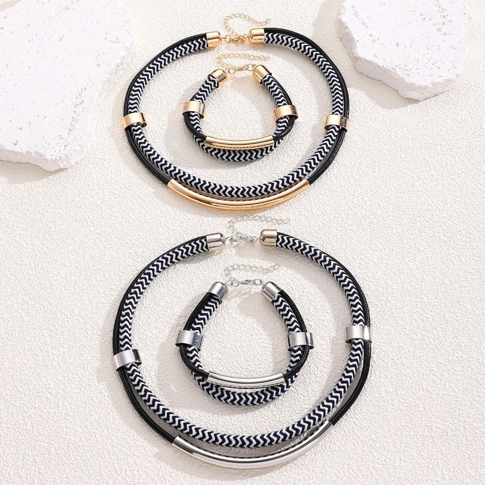 Conjunto de Collar y Pulsera E - Street Fashion Style Youtube reseña y precio