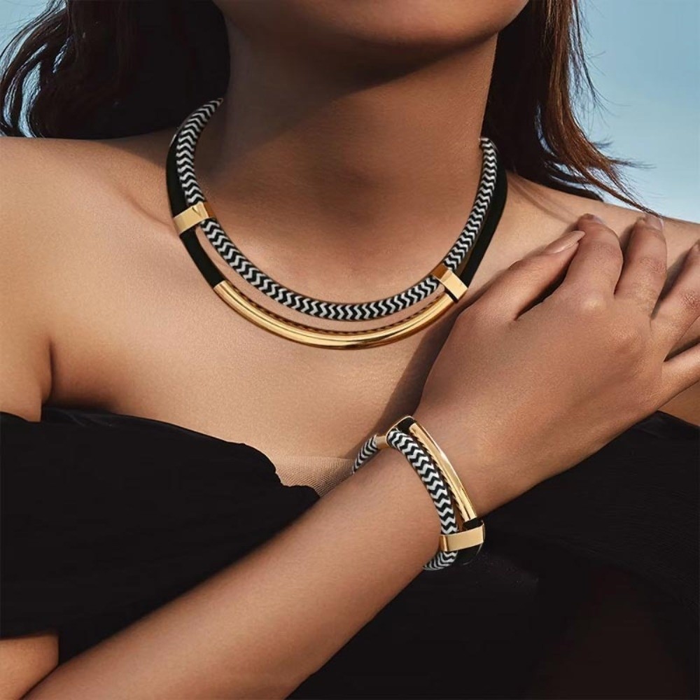 Conjunto de Collar y Pulsera E - Street Fashion Style Youtube reseña y precio