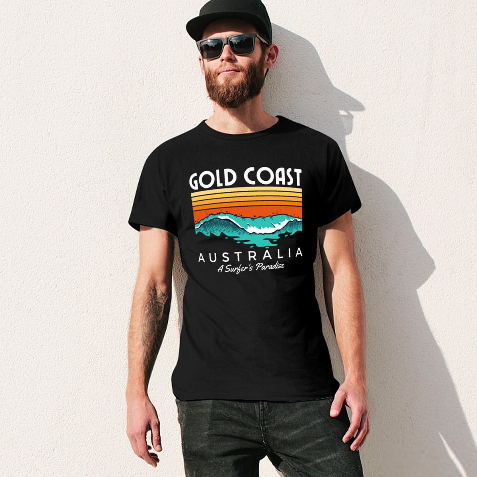 Camiseta Gold Coast Australia  - Street Fashion Australia reseña y precio