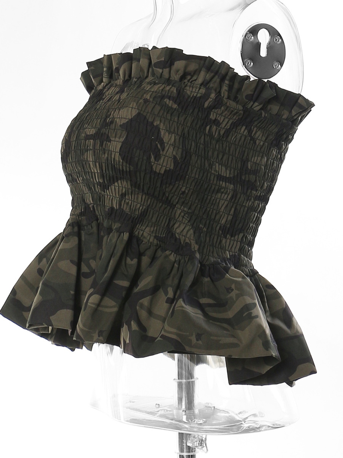 Top Corto de Camuflaje Estilo  - Street Fashion Style Youtube reseña y precio