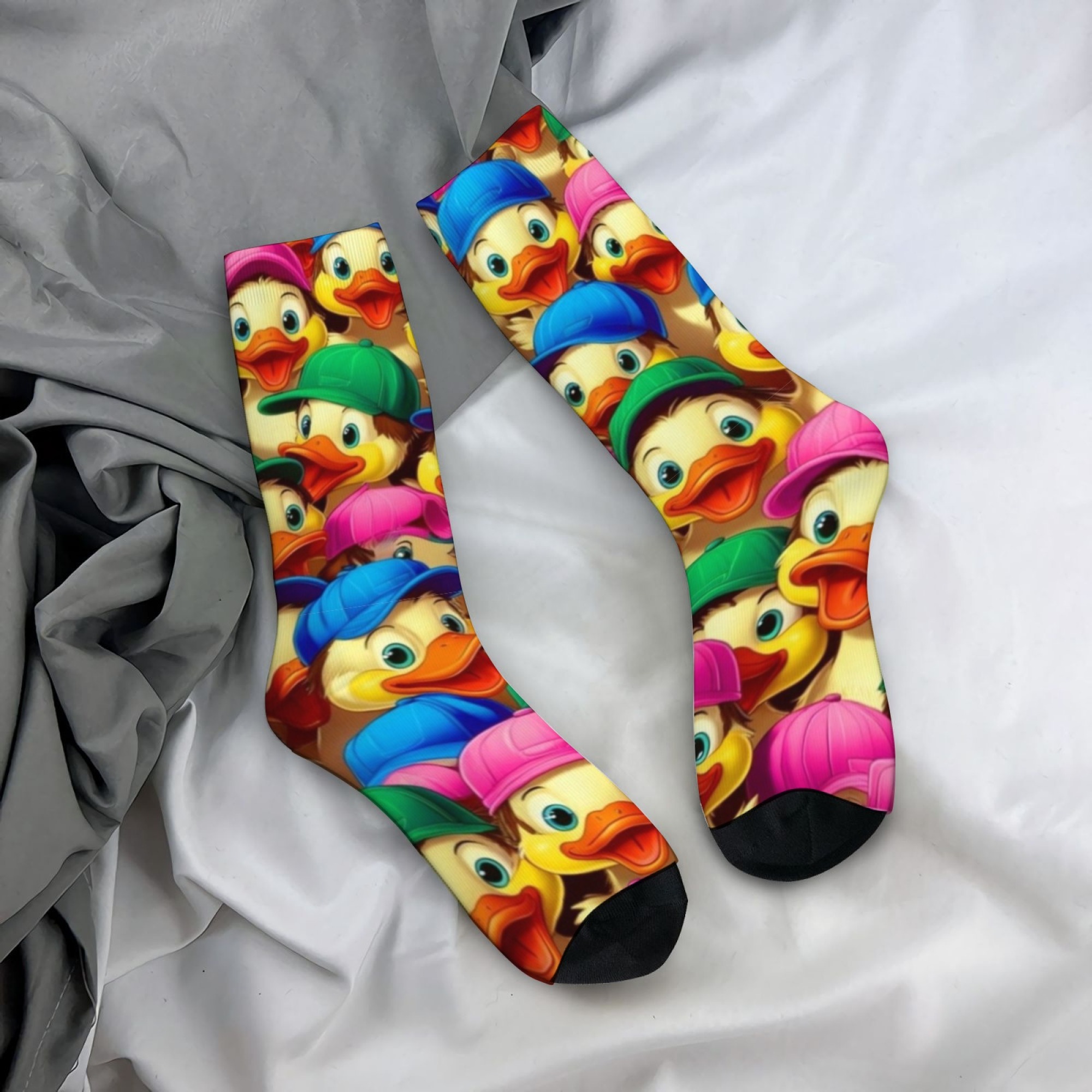 Calcetines Happy Rubber Duck,  - Street Fashion Style Youtube reseña y precio