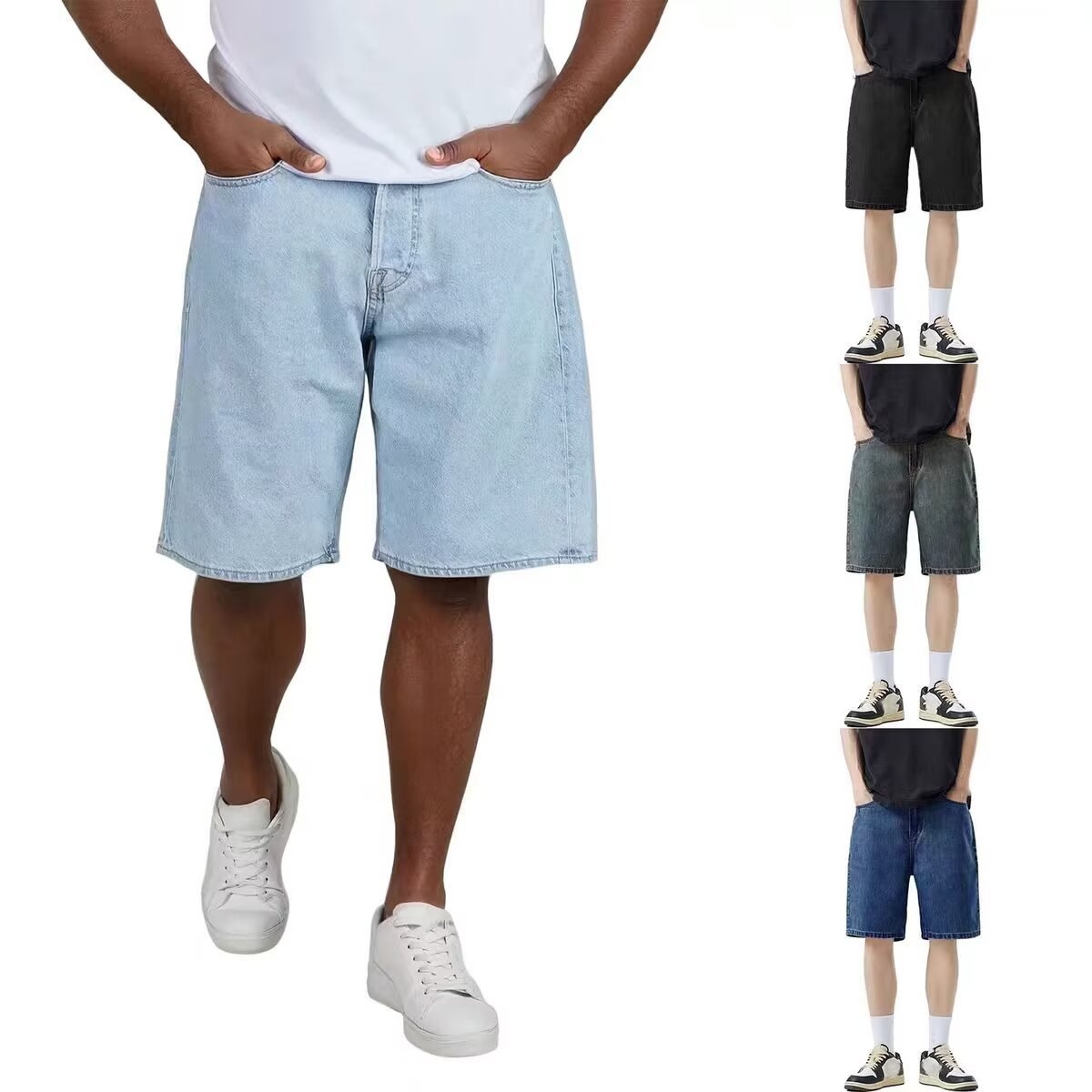 Pantalones Cortos de Mezclilla - Cargo Pant Wide reseña y precio
