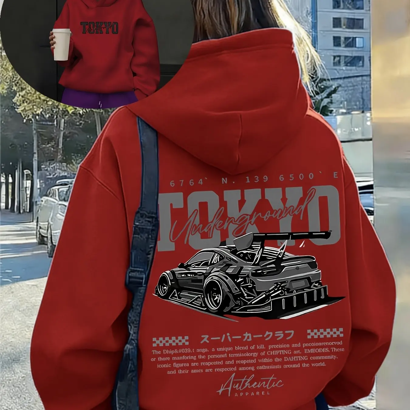 Sudadera con Capucha Estilo Ja - Street Fashion In Tokyo reseña y precio