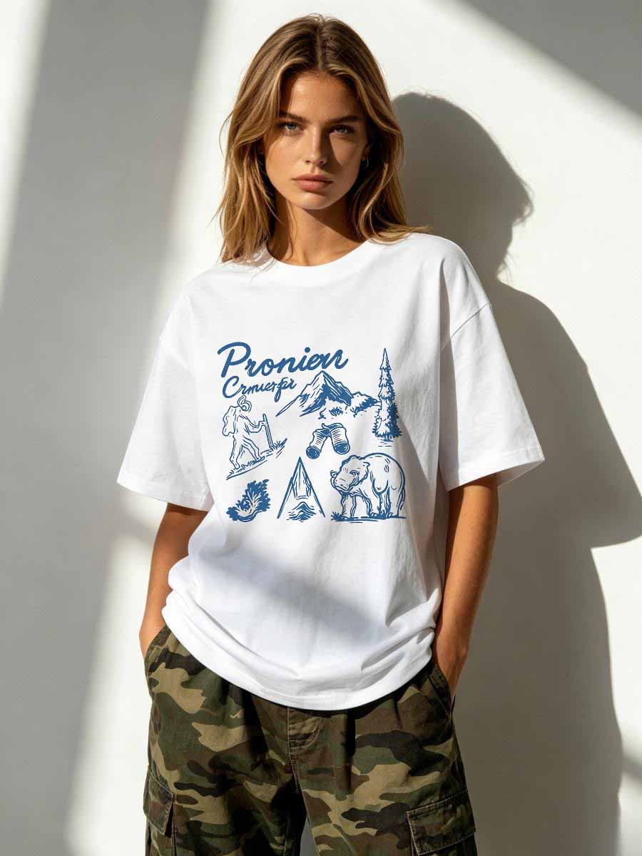 Camisetas de Algodón para Muje - Street Fashion Usa reseña y precio