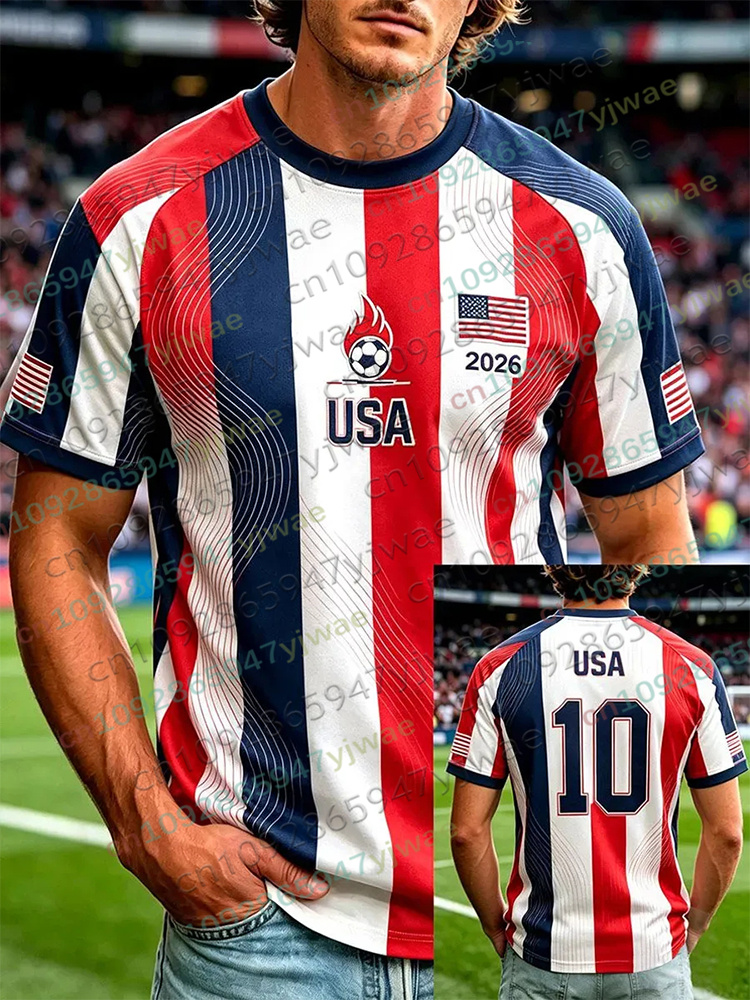 Camiseta de Fútbol de Estados  - Street Fashion Usa reseña y precio